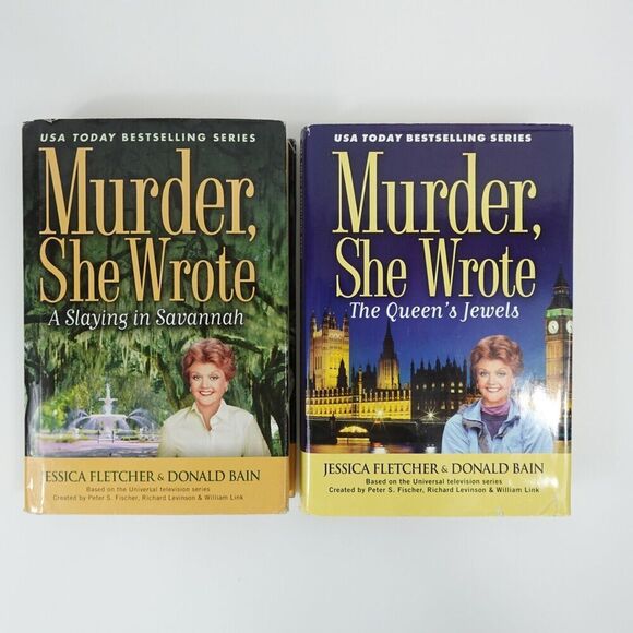 Murder She Wrote The Queens Jewels and A Slaying In Savannah Lot of 2 - Picture 1 of 11